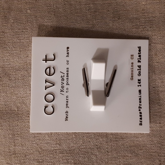 Covet 14k Gold Plated CZ Rings - Picture 6 of 6